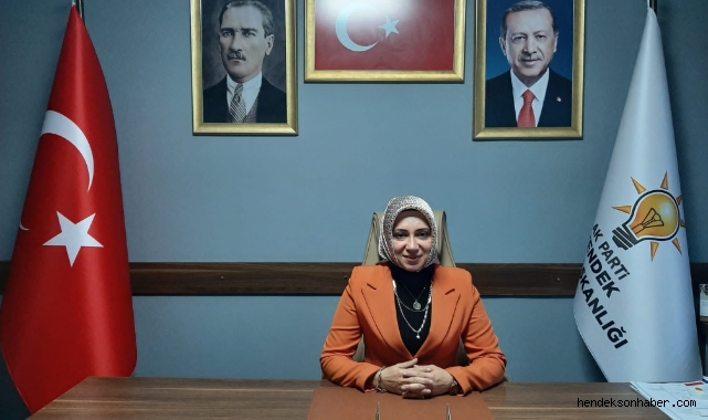 Hendek Ak  Parti Kadın Kolları Başkanı Seher Namlı Dündar Berat Kandilimiz Mübarek olsun