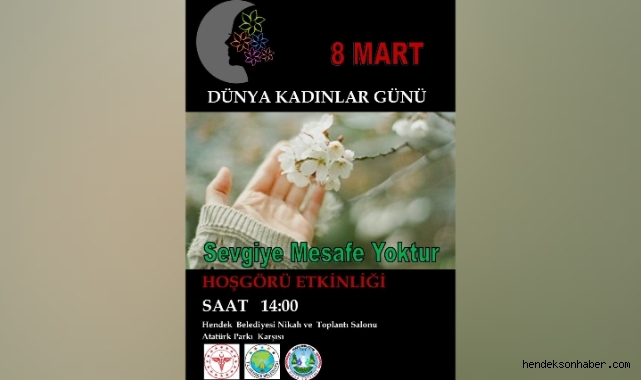 Hendek İlçe Sağlık Müdürlüğünden Hoşgörü Etkinliğine Davet 