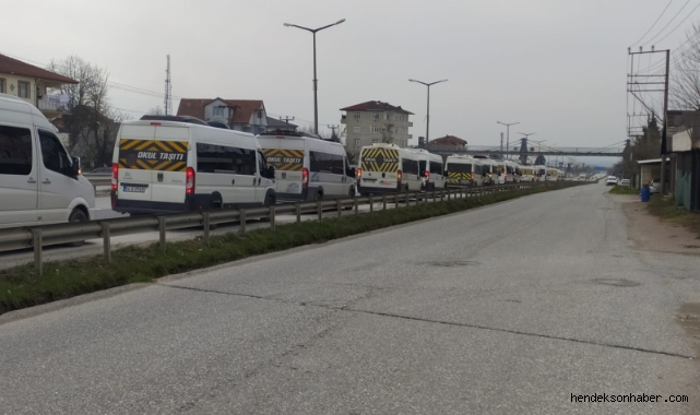 HENDEK'TE  MAZOTA GELEN ZAMLAR SERVİSÇİLERİ KIZDIRDI