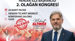 Hendek Yeniden Refah Partisi 2 Olağan Genel Kuruluna Davet 