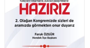 Hendek Yeniden Refah Partisi 2 Olağan Kongresi Öncesi Hazırlıklar Tam Gaz Devam Ediyor