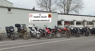 Jandarmadan Çalıntı Motosiklet Operasyonu.