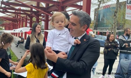 23 Nisan Çocuk Bayramında CHP Etkinliğine Büyük ilgi