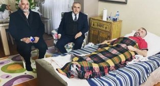 Ali İnci'den Eyüp Yazıcıya Geçmiş Olsun Ziyareti 