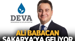 Babacan Sakarya'ya geliyor