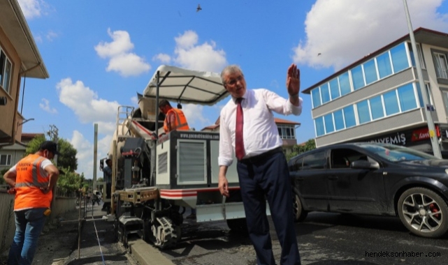 Başkan Ekrem Yüce Müjdeyi verdi Güzel Hendek'te  yapacağımız çalışmayla ulaşıma kalite katacağız”