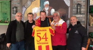 Başkan Sunman'a Akova Barışspor Yönetiminden Jest