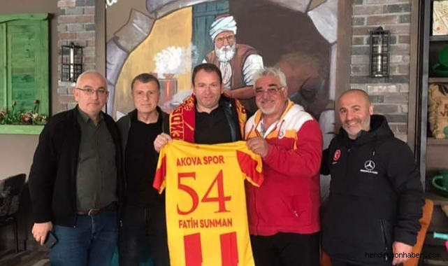 Başkan Sunman'a Akova Barışspor Yönetiminden Jest
