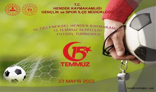 Hendek Kaymakamlık Futbol Turnuvası Başlıyor