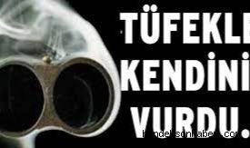 Hendek'te Av Tüfeğiyle Kendini Vurdu
