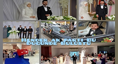 Hendek Ak Parti Bu Düğünde Buluştu