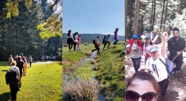 sertifikayı Aldılar Doğa Yürüyüşü yaptılar