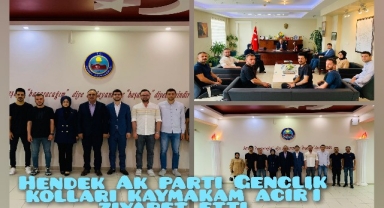 Hendek Ak Parti Gençlik Kolları Kaymakam Acır’ı Ziyaret Etti