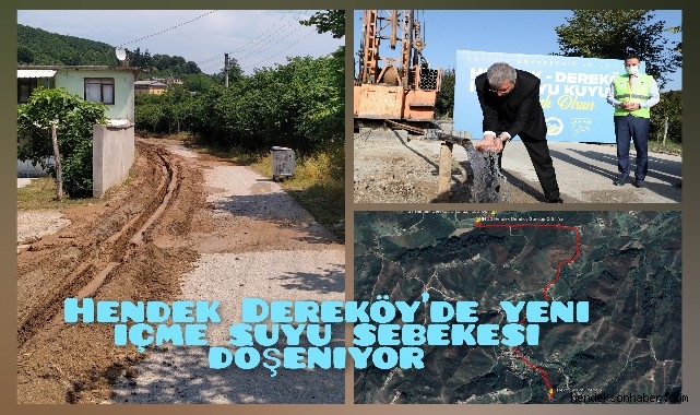 Hendek Dereköy’de musluklara kaliteli içmesuyu ulaşacak