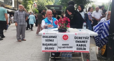 Hendek Müftülüğü YKS Sınavına Giren Öğrencilere Manevi Destek Oldu 