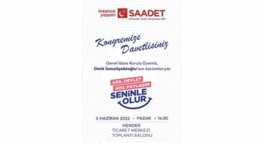 Hendek Saadet Partisi’nde Kongre Heyecanı