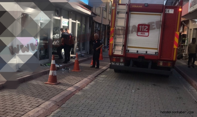 Hendek'te tüp bayisinde patlama! Korkuttu