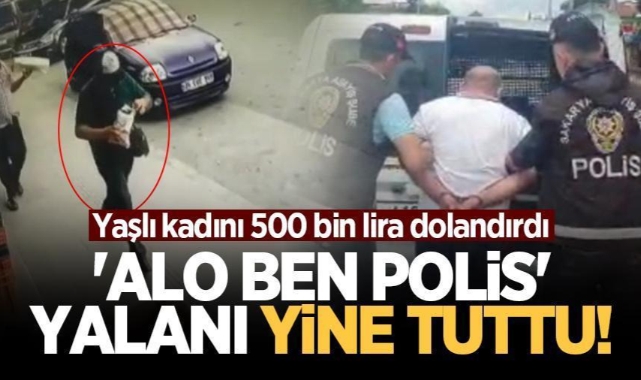 Hendek’te Yaşlı Kadın 500 bin lirasını Dolandırıcılara kaptırdı 