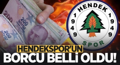 Hendekspor’da Borç Belli Oldu 