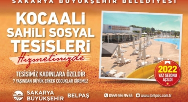 Kocaali Sosyal Tesislerinde sezon açılıyor