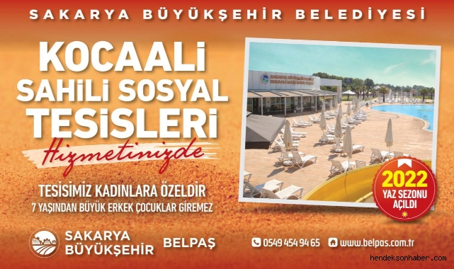 Kocaali Sosyal Tesislerinde sezon açılıyor