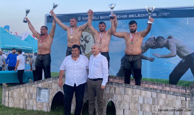 Sakarya Büyükşehir’in pehlivanları kürsüye çıktı