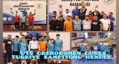 U15 GREKOROMEN GÜREŞ TÜRKİYE ŞAMPİYONU HENDEK