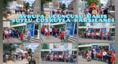 Avrupa Üçüncüsü  Barış Soylu Hendek'te Coşkuyla Karşılandı