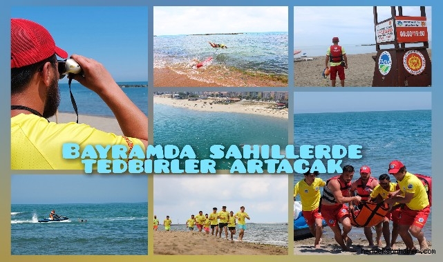 Bayramda sahillerde tedbirler artacak