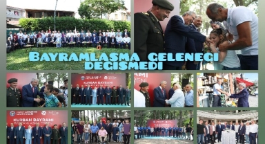 Bayramlaşma geleneği bu yıl da değişmedi
