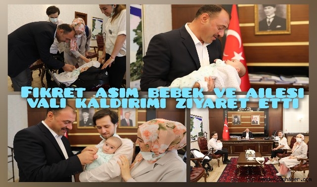 Fikret Asım Bebek Ve Ailesi Vali Kaldırımı Ziyaret Etti