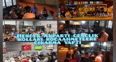 Hendek Ak Parti Gençlik Kolları Kocaahmetlere Çıkarma Yaptı