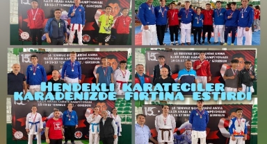 HENDEK BELEDİYESİ KARATE TAKIMI KARADENİZDE FIRTINA ESTİRDİ