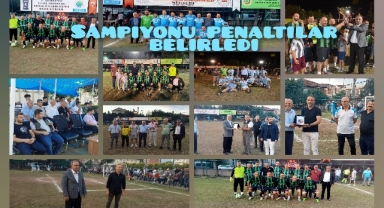 Hendek Kaymakamlık Kupası Numan Cengiz Futbol Turnuvası Şampiyonu Dikmenspor 