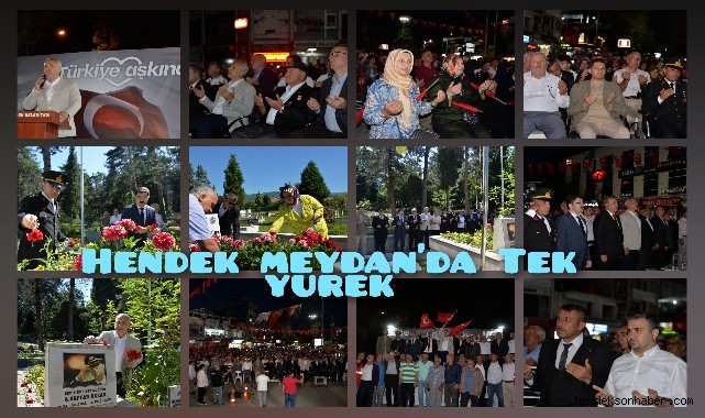 HENDEK MEYDAN DA TEK YÜREK OLDU