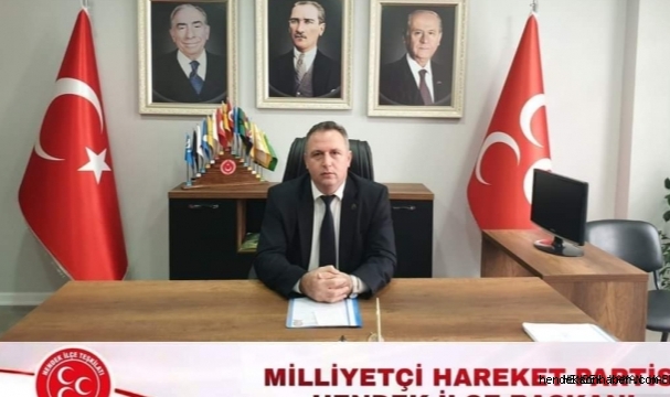 Hendek MHP İlçe Başkanı Burhan Namlı’nın duygulandığı an
