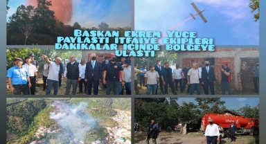 İtfaiye ekipleri dakikalar içinde bölgeye ulaştı