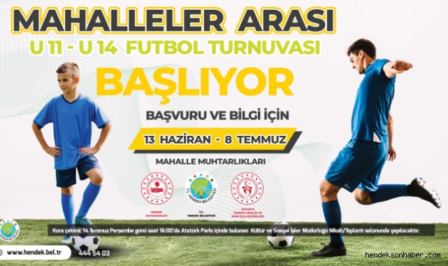 MAHALLELER ARASI TURNUVADA BAŞVURU SÜRESİ UZATILDI 