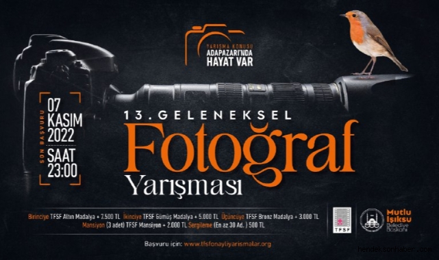 Adapazarı Belediyesi Ulusal Fotoğraf Yarışması’nda Başvurular Başladı