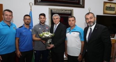 Başkan Ekrem Yüce “Sporun ve sporcunun gelişmesi için her zaman çalışacağız”