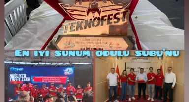 En İyi Sunum Ödülü SUBÜ’nün