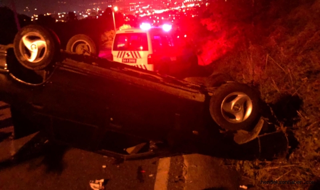 Hendek Bayraktepe'de  Kaza 1 Ölü