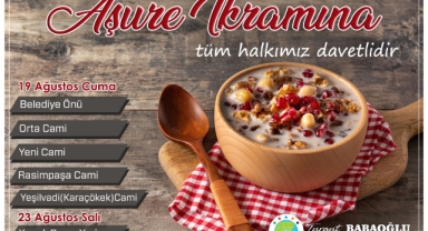 Hendek'te Aşure Etkinliğine Davet