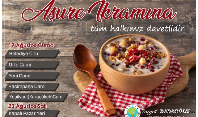 Hendek'te Aşure Etkinliğine Davet