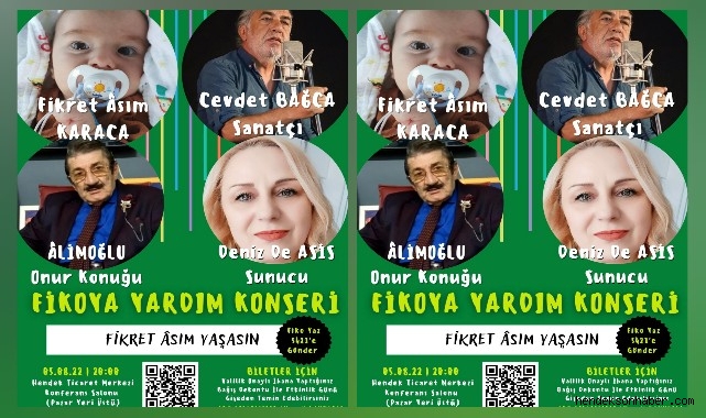 'HENDEK^TE CEVDET BAĞCA KONSERİNE DAVET