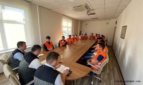 Hendek'te  İşe Yeni Alınan Orman İşçileri Göreve Başladı