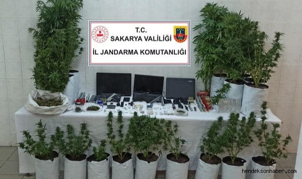 Hendek'te Jandarmadan Uyuşturucu Operasyonu