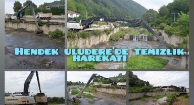 HENDEK ULUDERE'DE TEMİZLİK HAREKATI BAŞLADI