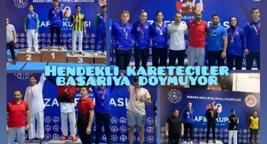 HENDEKLİ KARATECİLER ANKARA'DAN MADALYA İLE DÖNDÜLER