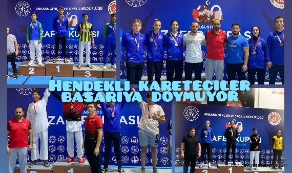 HENDEKLİ KARATECİLER  ANKARA'DAN MADALYA İLE DÖNDÜLER